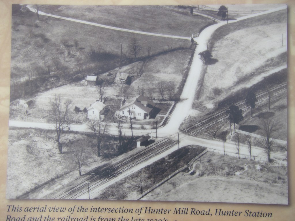 Historic photo of Hunter Mill Road