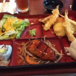 Ariake Reston shrimp vegetable tempura bento