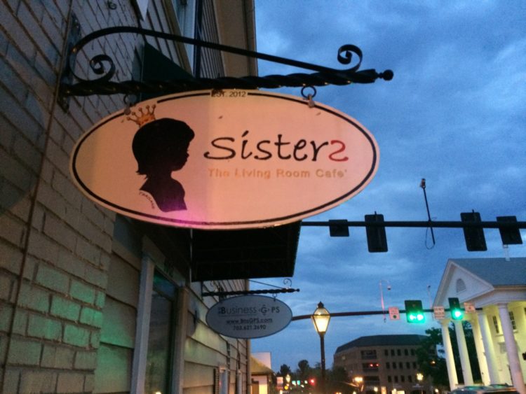 sisters living room cafe