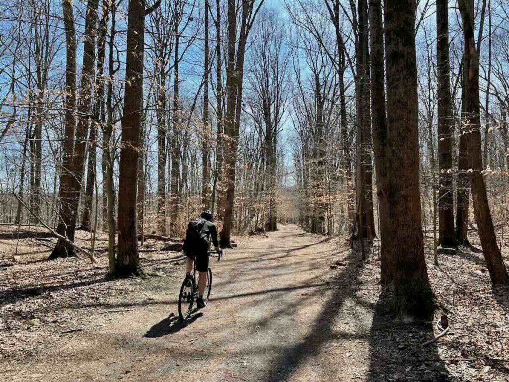 Biking the Lake Accotink Trail in Springfield VA