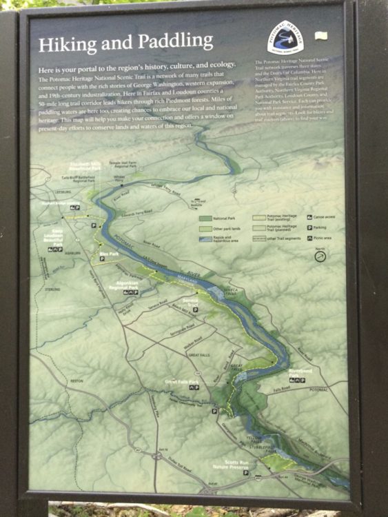 Potomac Heritage Trail Map