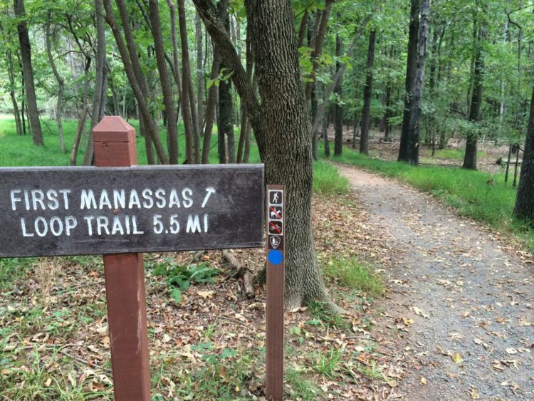 First Manassas Loop Trail hike in Prince William County