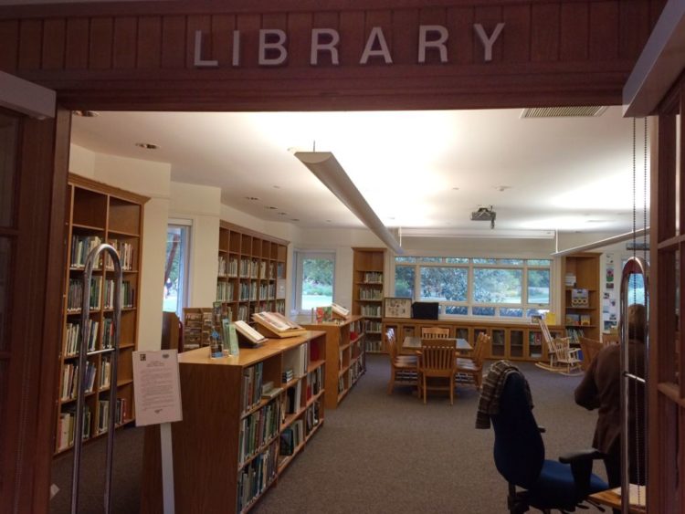 The library at Green Spring Gardens, Virginia