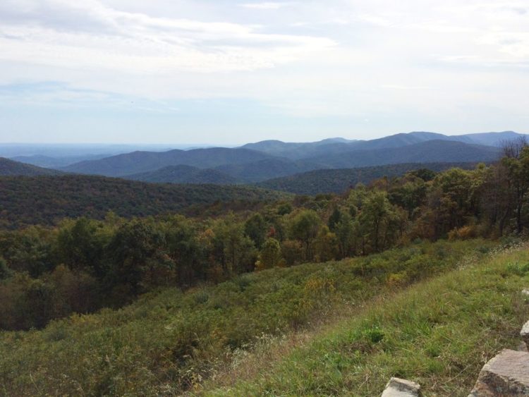 Thorofare Mountain Overlook Shenandoah