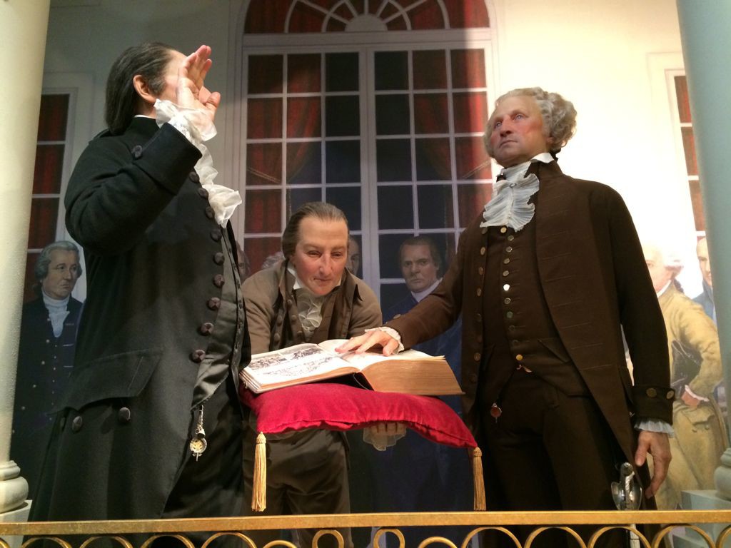 Swearing in of George Washington