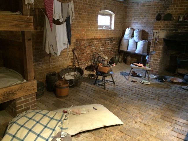 Slave quarters at Mount Vernon VA