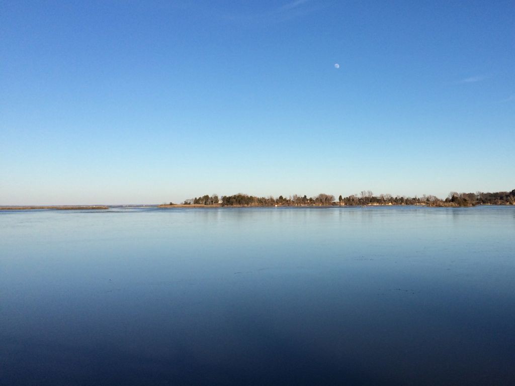 Moon over Pope's Creek