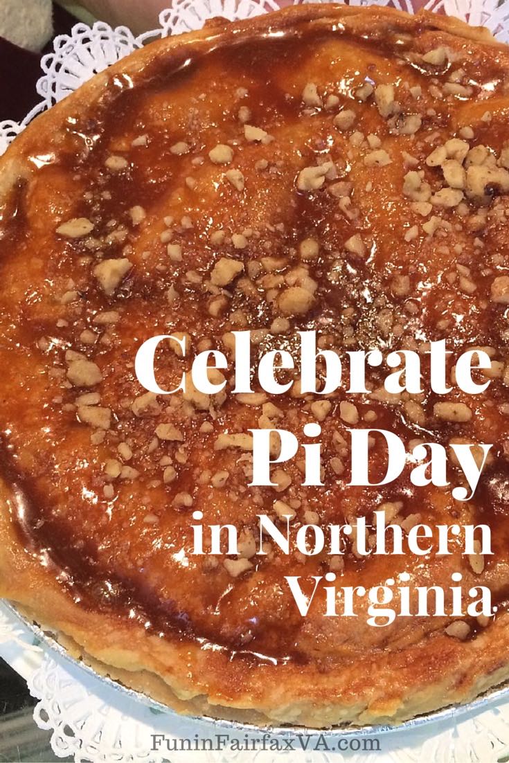 Favorite bakeries in Northern Virginia and playful ways to celebrate Pi Day, plus helpful websites with pi facts and fun.