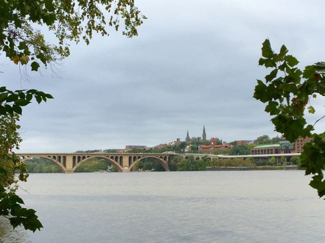 Georgetown from Roosevelt Island