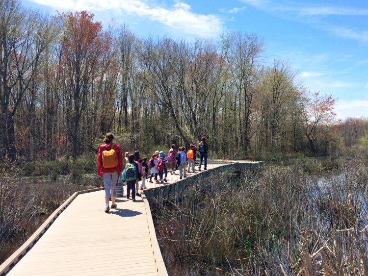 Class at Huntley Meadows