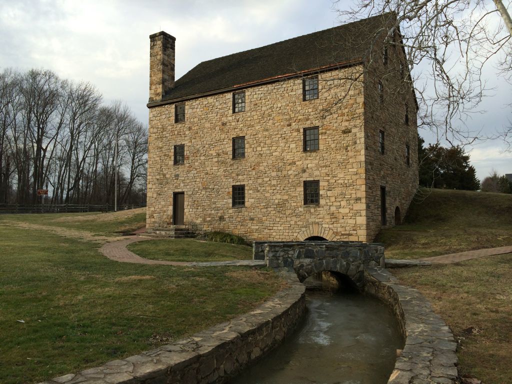 Washingtons Gristmill in Mount Vernon Virginia