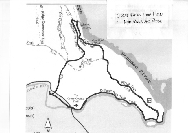 Great Falls Loop Hike Run Ridge - Great Falls Loop Hike