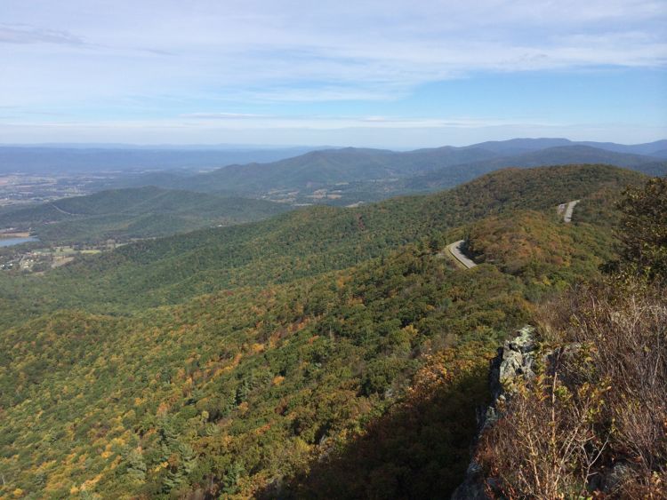 Little Stony Man view in Shenandoah National Park Virginia
