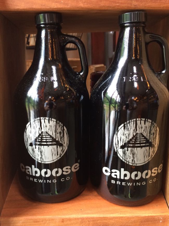 Caboose Brewing growlers