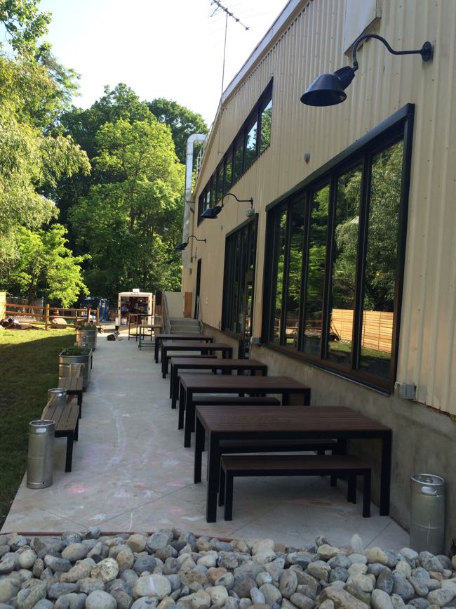 Caboose Brewing patio