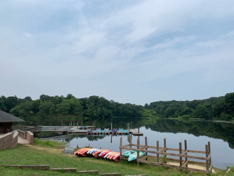 rental kayaks at Lake Fairfax Park