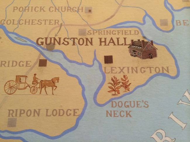 Gunston Hall map