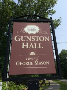 Gunston Hall sign