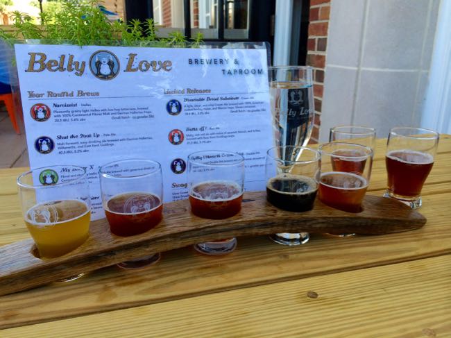 Belly Love brewery tasting