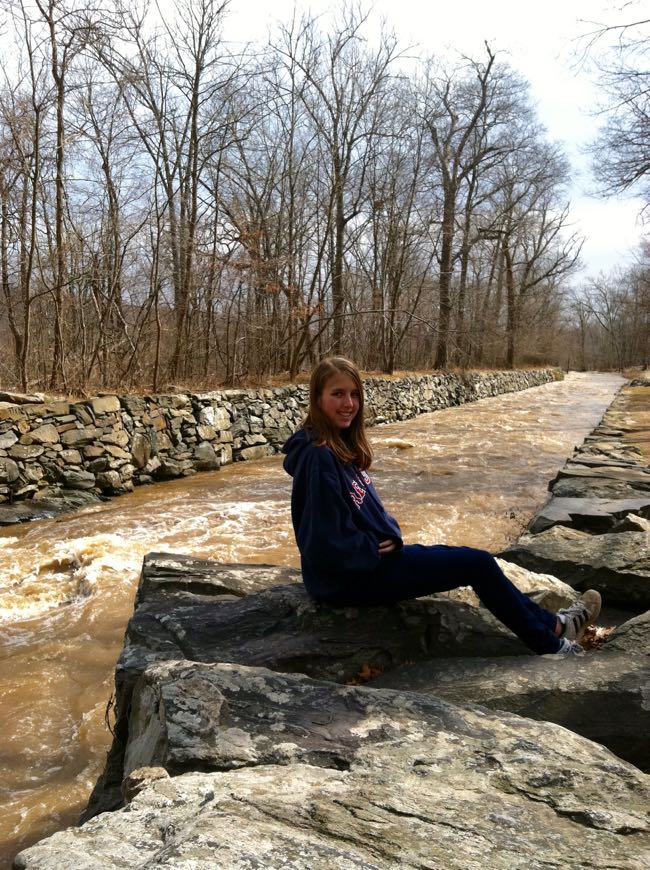 Patowmack Canal with high water, North River Trail, Great Falls Virginia