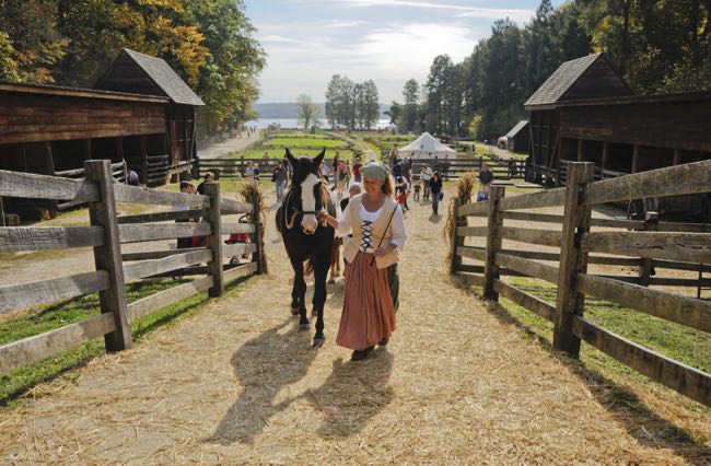 October events in Northern Virginia includes Fall Harvest Family Days at Mount Vernon; Photo credit: George Washington's Mount Vernon