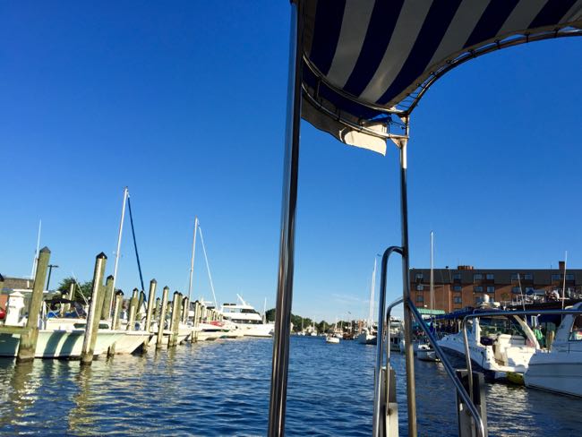 Harbor taxi view Annapolis