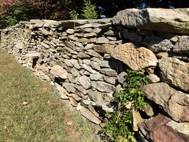 Beautiful stone wall on the Snickersville Turnpike, VA