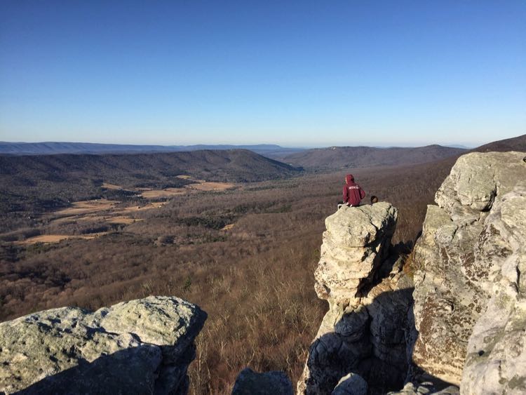 Winter solitude on the summit