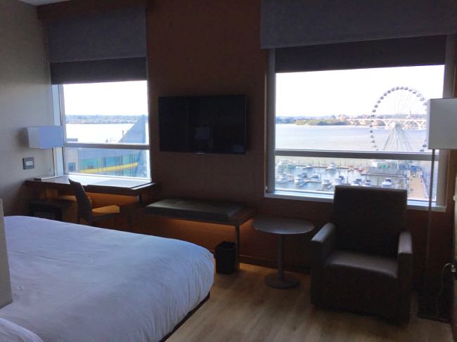 AC Hotel room with a view at Maryland's National Harbor