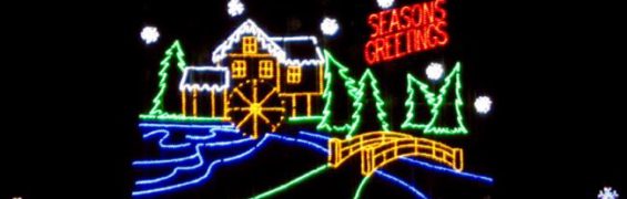 Holiday Lights in the Northern Virginia and Washington DC Area Bull Run Festival of Lights holiday drive through display