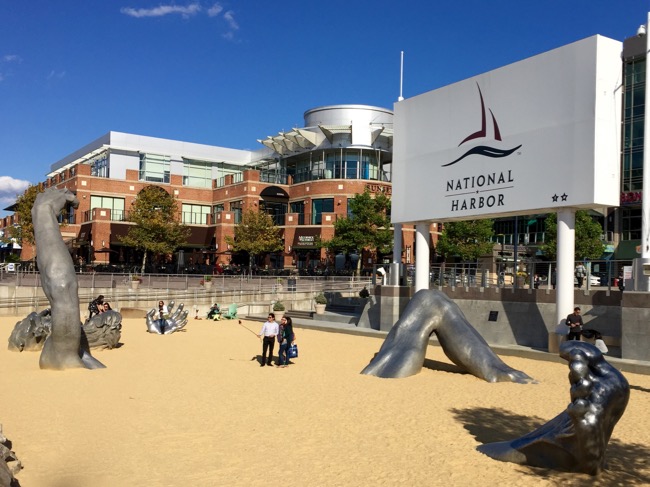 The Awakening sculpture at National Harbor