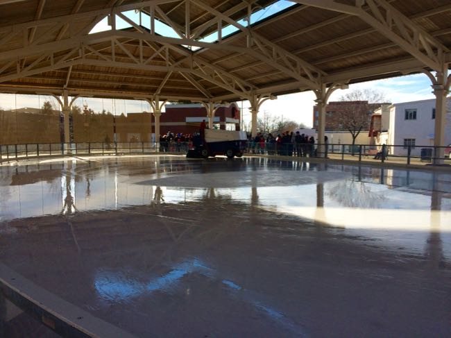 Harris Pavilion ice skating rink Manassas VA