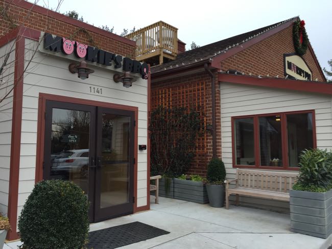 Mookie's BBQ in Great Falls, Virginia, offers delicious barbecue standards plus less common smoked meats in a comfortable, spacious restaurant with full bar.