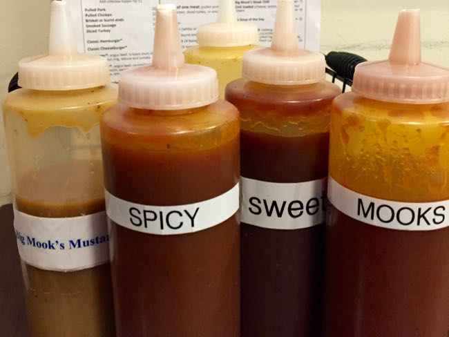 Mookie's BBQ sauces