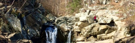 Scotts Run Loop Hike on the Potomac Heritage Trail Scotts Run loop hike waterfall