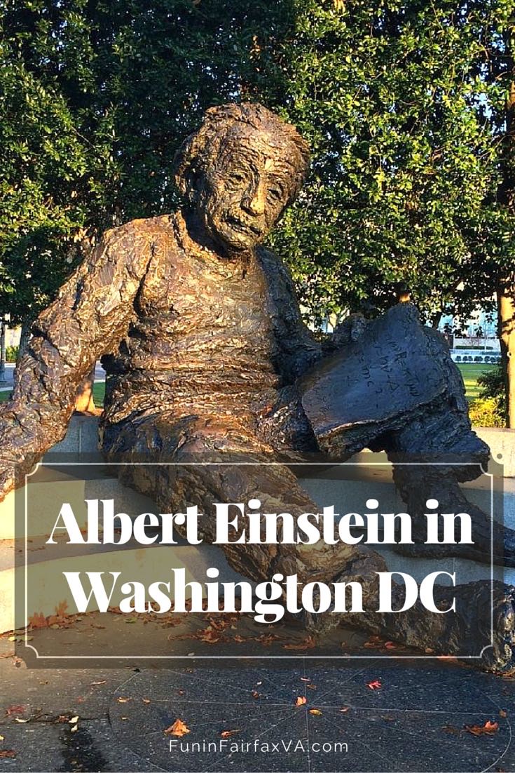 Our Saturday Postcard highlights the memorial to Albert Einstein in Washington DC, a hidden gem that's a fun destination for math inspiration and photos.