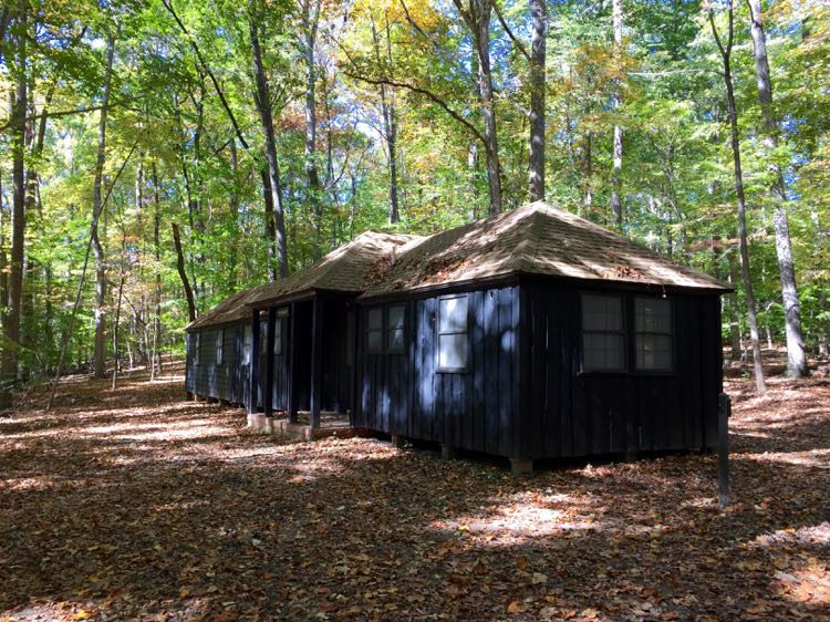 Historic cabins Prince William Forest