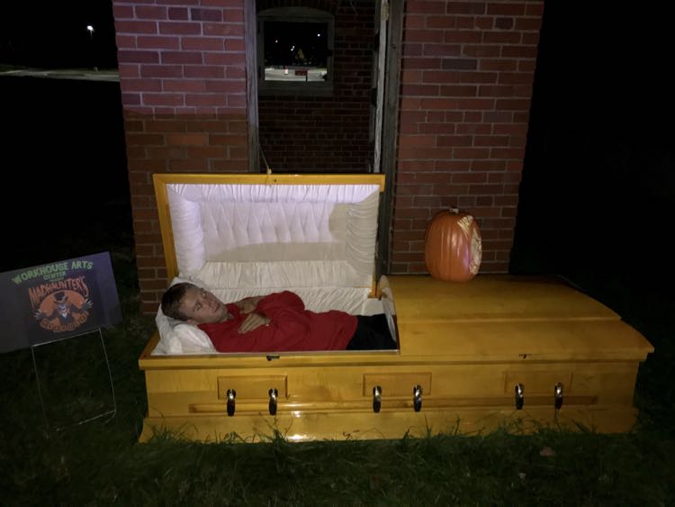 Your coffin awaits, Workhouse Arts Center