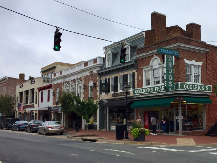 Downtown Fredericksburg Virginia
