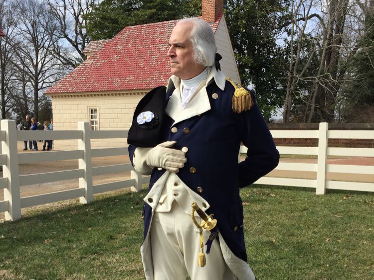 George Washington on President's Day at Mount Vernon