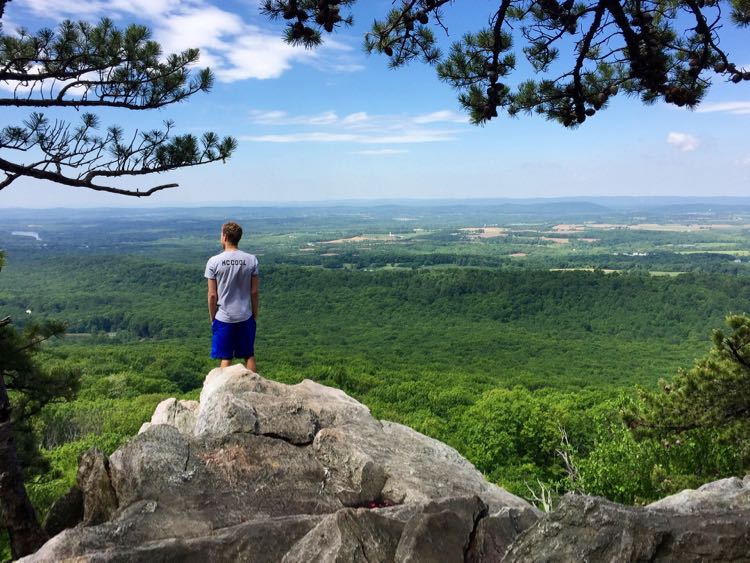 Enjoying the view on Sugarloaf Mountain