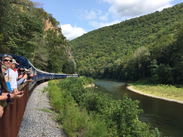 west virginia train trip