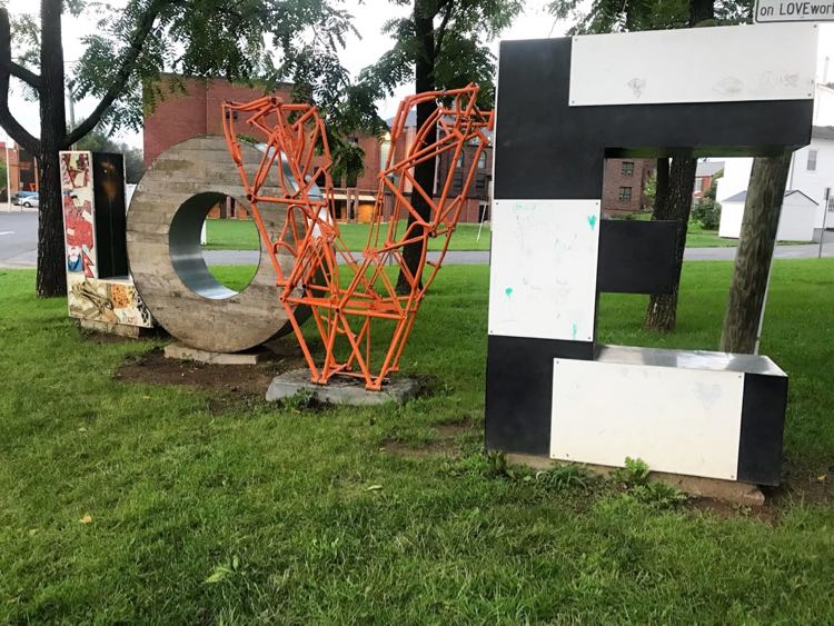 LOVEwork sign in Harrisonburg VA is a fun photo spot