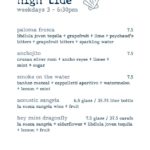 bartaco High Tide Happy Hour menu