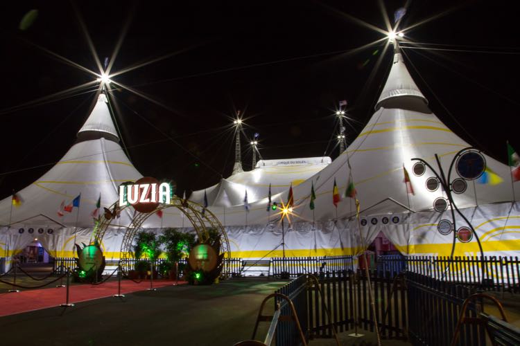 Cirque du Soleil LUZIA in Tysons Virginia tents