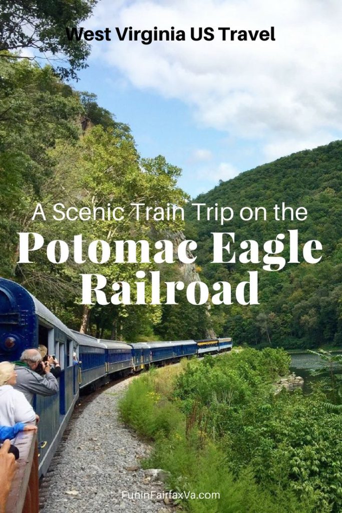 West Virginia US travel. Step back in time, soak up nature's beauty, and spot bald eagles on a Potomac Eagle train trip along the Potomac River South Fork in Romney, West Virginia.