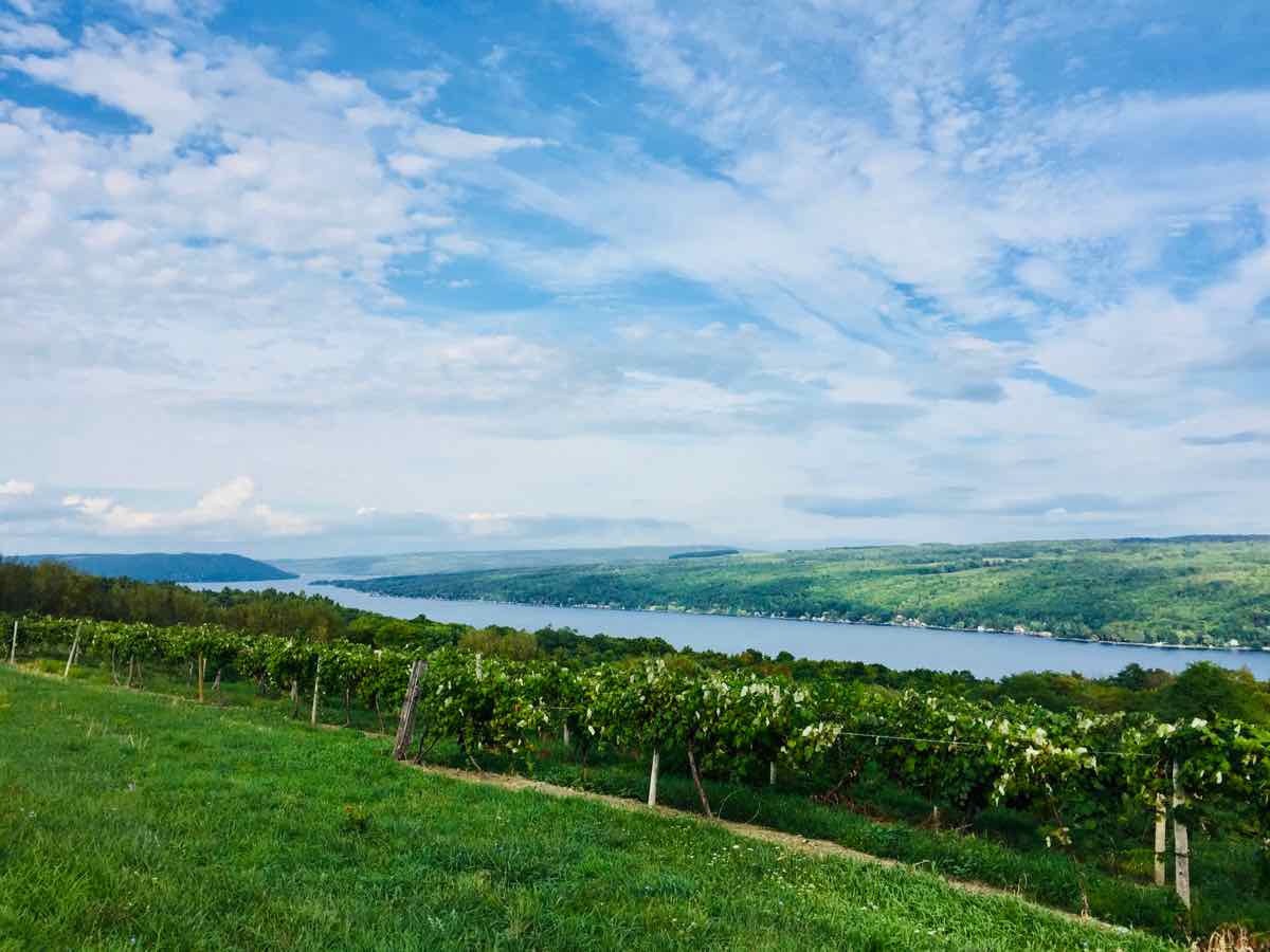 Winery and Lake View on a Finger Lakes Getaway to New York Wine Country