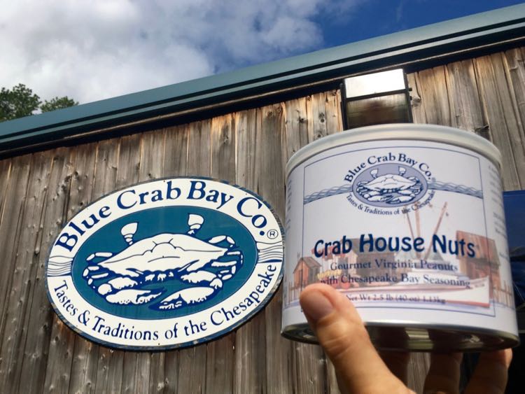 Blue Crab Bay Company peanuts are a tasty Virginia gift.