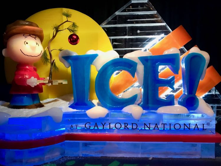 A Charlie Brown Christmas was the theme at ICE! Gaylord National Harbor in 2018.