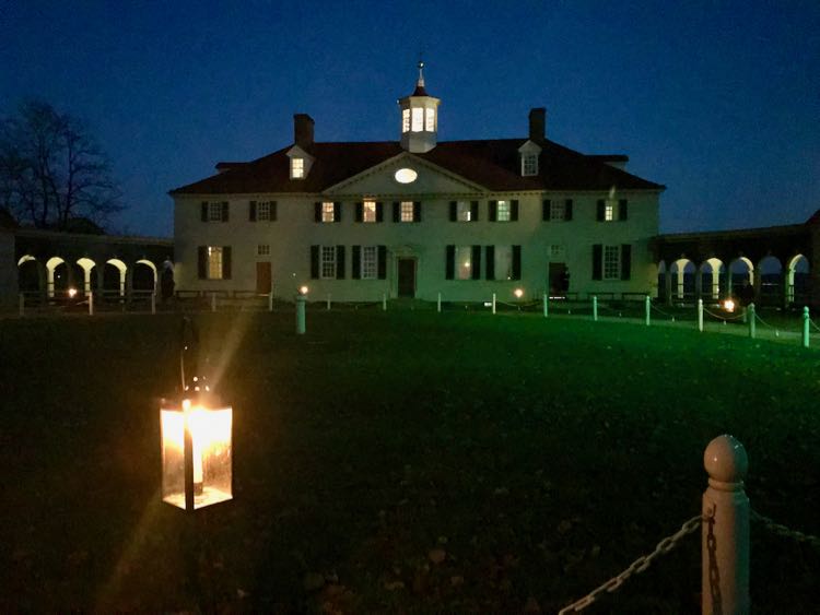 Visit the mansion at night during a Mount Vernon by Candlelight tour.